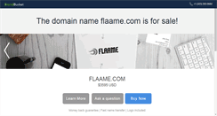 Desktop Screenshot of flaame.com